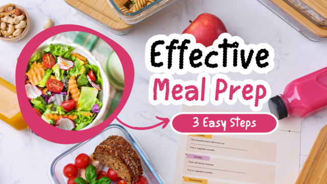 Effective weight loss meal plans: Meal Prep