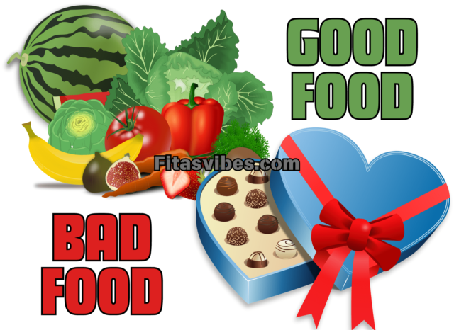 fitasvibes: good food vs bad food